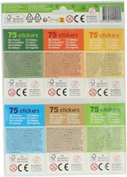 Livres d'autocollants dinosaures - 6 pièces set stickers dino enfants-2