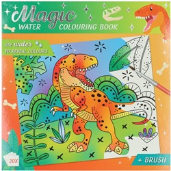 Johntoy bloc de coloriage dinosaures à l’aquarelle magique - jouet créatif