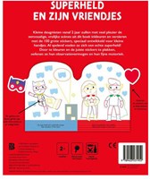 Wins Holland livre de coloriage Super-héros et amis avec autocollants 2+-2