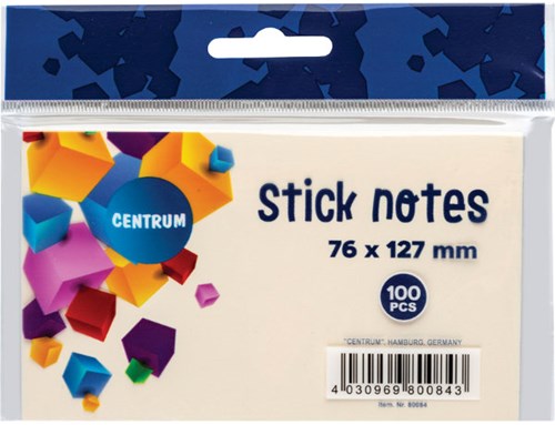 Center 25 Stickers 76X127 100V.jaune 80084