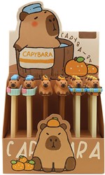 Centrum lot de stylos gel effaçables Capybara 36 pièces encre bleue