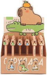 Centrum stylos bille Capybara 36 pièces encre bleue - set de stylos