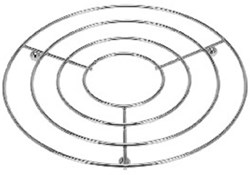 Excellent Houseware dessous de plat chrome rond argenté 20cm antidérapant