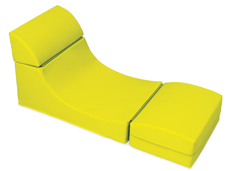 Softplay loungebankje LIME