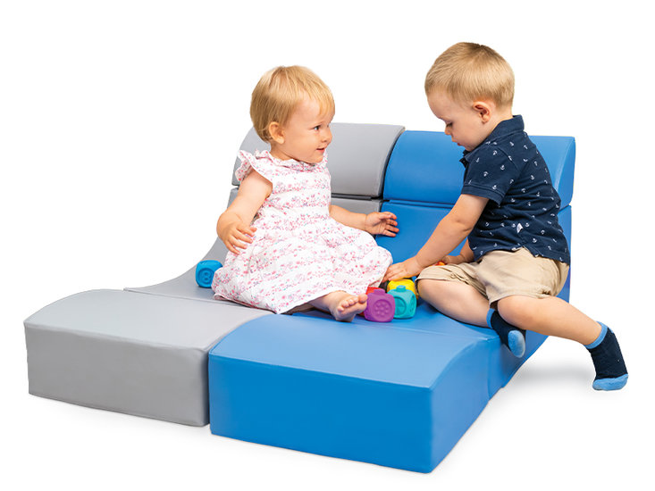 Softplay loungebankje LIME-3