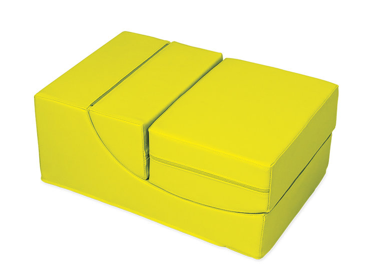 Softplay loungebankje LIME-2