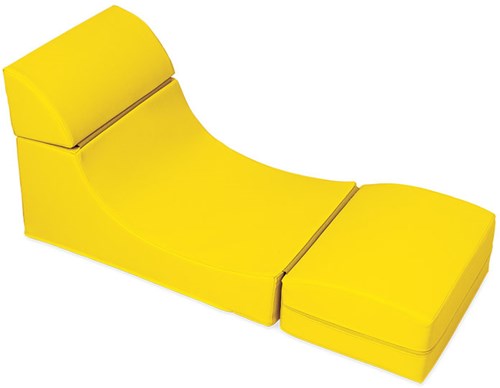 Softplay loungebankje GEEL