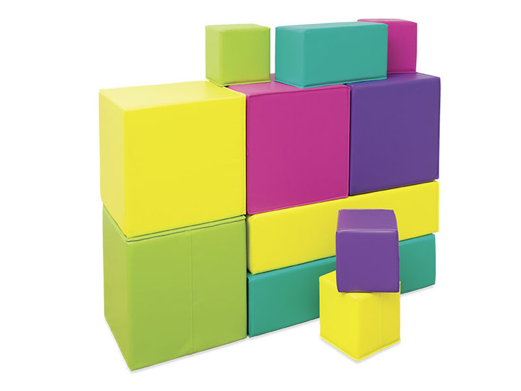 Softplay blokken kubieke meter