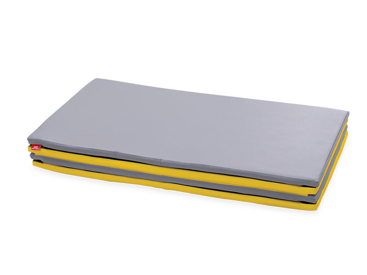 Softplay  opvouwbare mat XL GEEL-GRIJS-2