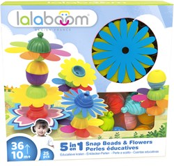 Lalaboom Perles éducatives et fleurs - Coffret jouet 25 pièces