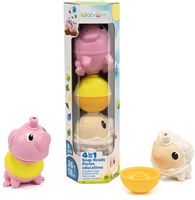 Lalaboom perles éducatives animaux de la ferme mouton cochon - 6 pièces jouet-3