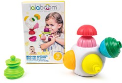 Lalaboom cube éducatif avec perles - jouet d'éveil pour tout-petits