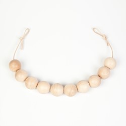 Guirlande de billes de bois Grapat (10 billes)