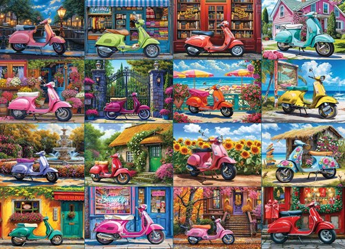 Eurographics 16 Scooters by Chris Bigelow - 1000 Teile