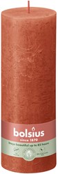 Bolsius bougie pilier rustique orange - 19 cm - 85 heures de combustion