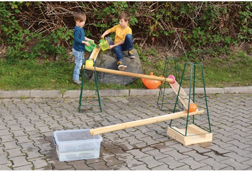 Eduplay canaux en bambou jouet set de 4 - jouet éducatif d'extérieur-3