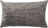 Coussin décoratif en velours gris 30x50 cm style vintage luxe maison-2
