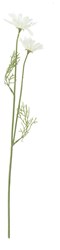 Fleur artificielle marguerite soie blanche 56 cm décoration bouquet