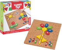 Creative Craft Group jeu de marteau jouet en bois 74 pièces pour enfants-2
