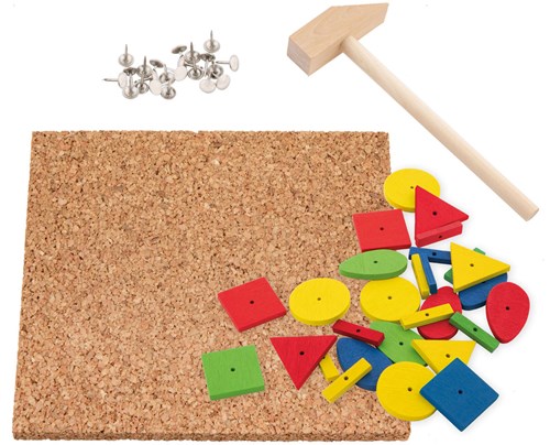Creative Craft Group jeu de marteau jouet en bois 74 pièces pour enfants-3