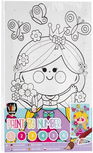 Creative Craft Group kit peinture par numéros fille - jouet créatif