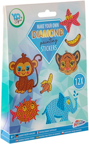 Creative Craft Group set créatif diamond painting stickers 12 pièces-3