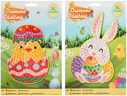 Creative Craft Group kit de loisirs créatifs diamond painting Pâques A5 multi couleurs