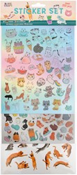 Creative Craft Group set d'autocollants chats - 100 pièces - loisirs créatifs