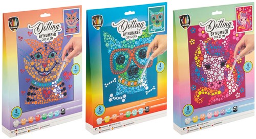 Creative Craft Group kit peinture par numéros animaux - art du point