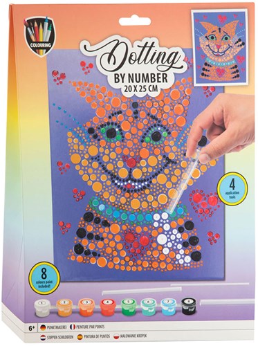 Creative Craft Group kit peinture par numéros animaux - art du point-2