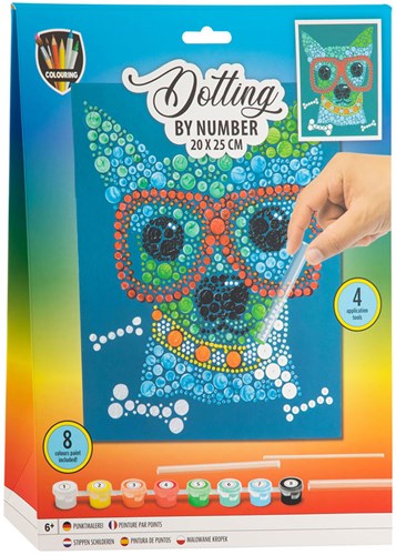Creative Craft Group kit peinture par numéros animaux - art du point-3