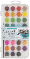 Creative Craft Group set de peinture aquarelle - 36 couleurs - peinture pour enfants et adultes