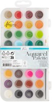 Creative Craft Group set de peinture aquarelle - 36 couleurs - peinture pour enfants et adultes-2