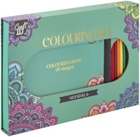 Creative Craft Group coffret coloriage mandala adulte avec crayons de couleur