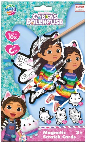 Creative Craft Group magnets Gabby's Maison de poupée - set de jouets coloré