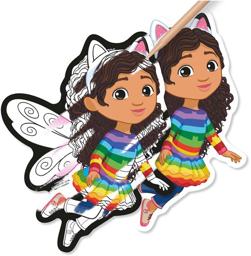 Creative Craft Group magnets Gabby's Maison de poupée - set de jouets coloré-3