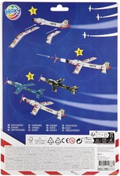 Creative Craft Group ensemble d'avions en mousse jouet 3 pièces multicolores