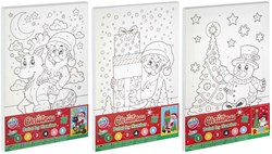 Creative Craft Group peinture par numéros toile de Noël pour enfants