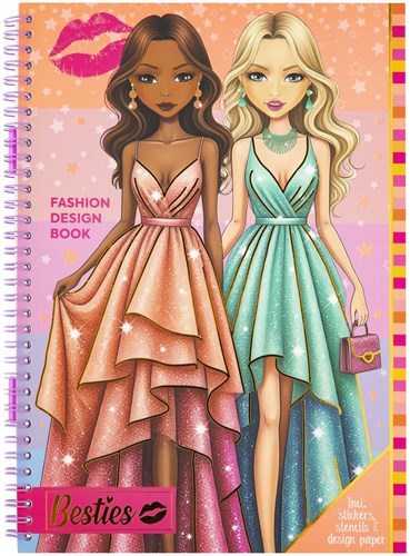 Creative Craft Group livre de création de mode A4 avec accessoires pour enfants-3