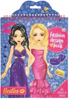 Besties Fashion Designer Boek Neon - 20 vellen-2