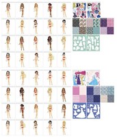 Besties Fashion Designer Boek Neon - 20 vellen-3
