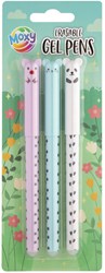 Creative Craft Group stylos gel effaçables pastel animaux 3 pièces