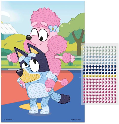 Creative Craft Group Bluey set d'art de perles A5 loisirs créatifs enfants-2