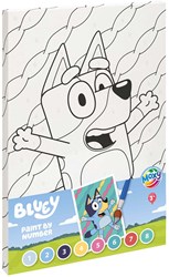Creative Craft Group Bluey toile à peindre par numéros kit créatif 29,7x19,5 cm