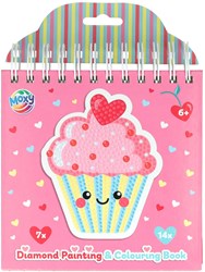 Creative Craft Group livre de coloriage diamond painting pour enfants 16x16 cm