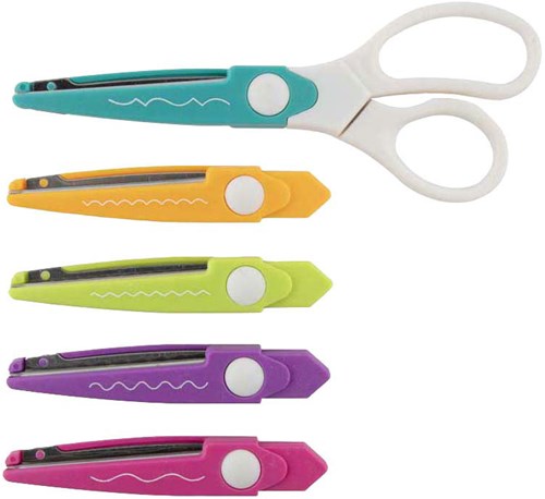 Creative Craft Group set de ciseaux de bricolage pour enfants - découpe décorative-2