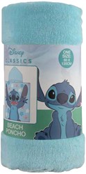 Creative Craft Group poncho de plage Stitch pour enfants - 60x60cm Disney