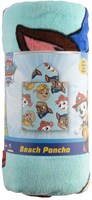 Creative Craft Group poncho de plage Paw Patrol 60x60cm cape de bain enfant