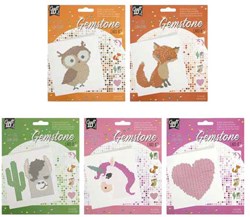 Creative Craft Group kit créatif cartes animaux diamond painting