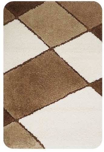 Dutch House tapis de bain - tapis de bain doux antidérapant 60x90 cm marron salle de bain